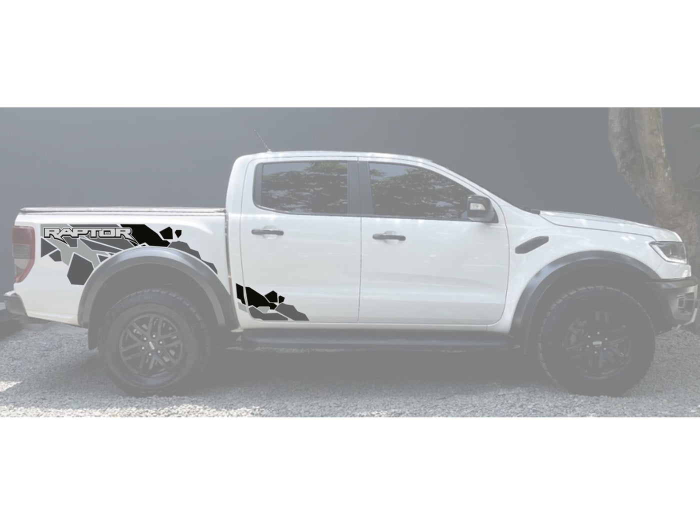 Calcomanías de Platon Tipo Raptor para Ford Ranger 2013-2023